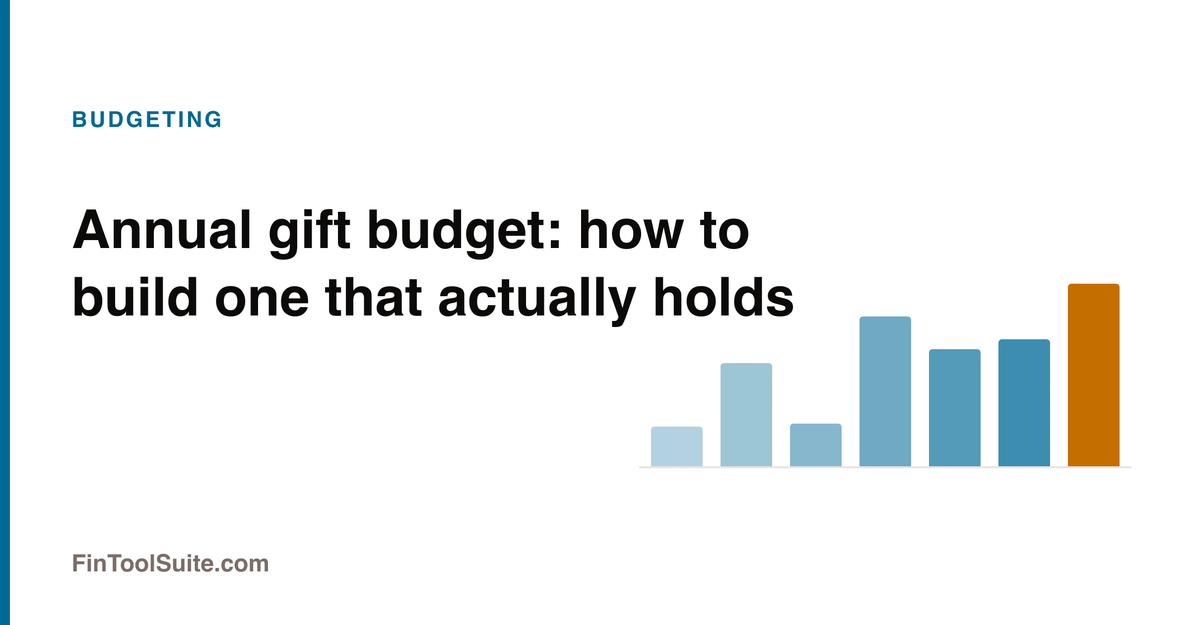 Wrapped gifts arranged with a notebook and pen, illustrating gift budget planning