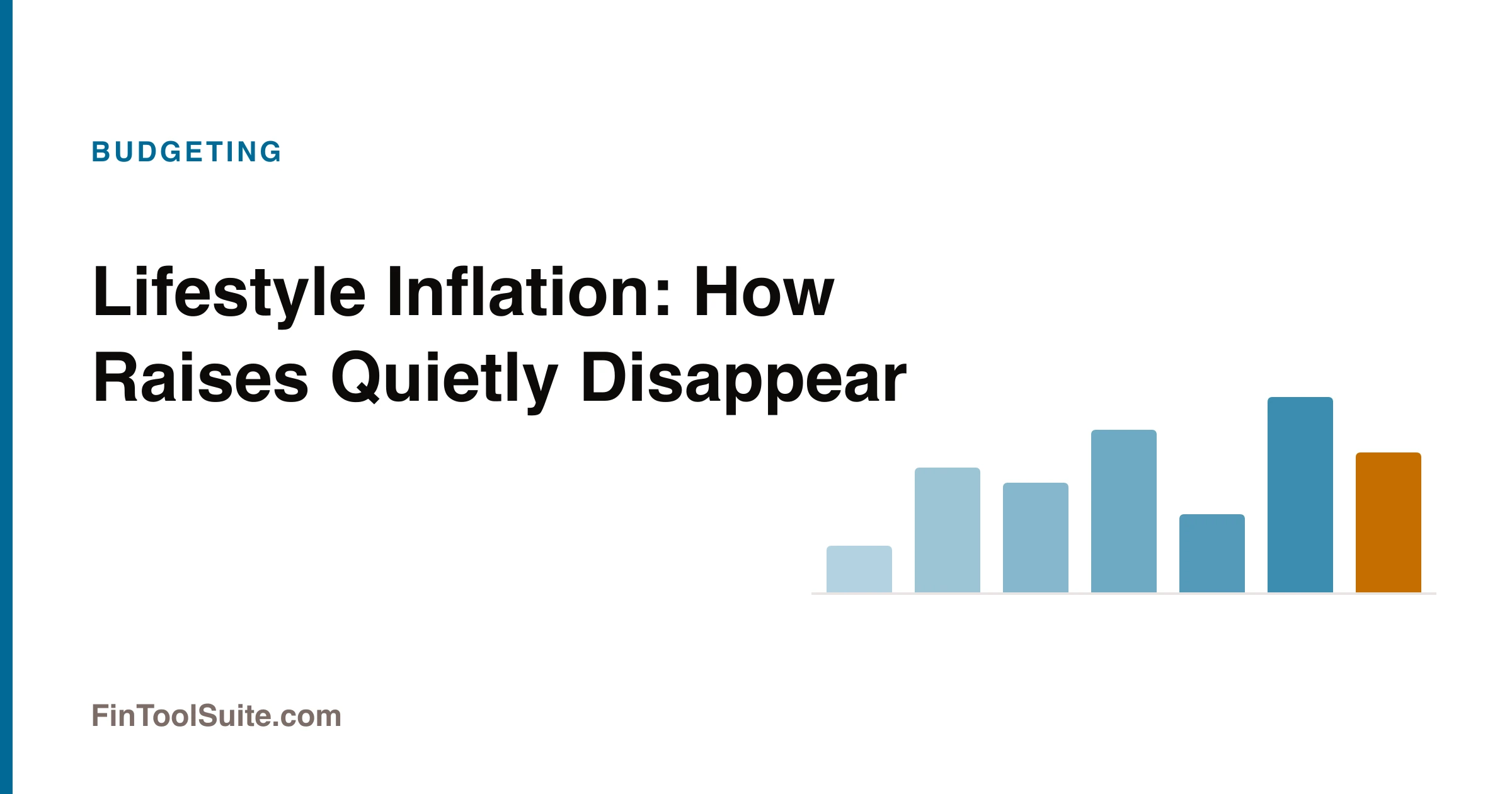 A rising income line and a rising spending line converging, illustrating lifestyle inflation